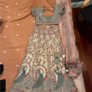Embroidered Lehenga Choli with Dupatta